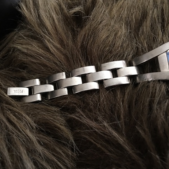 Ladies Fossil F2 all stainless steel link watch main image 5